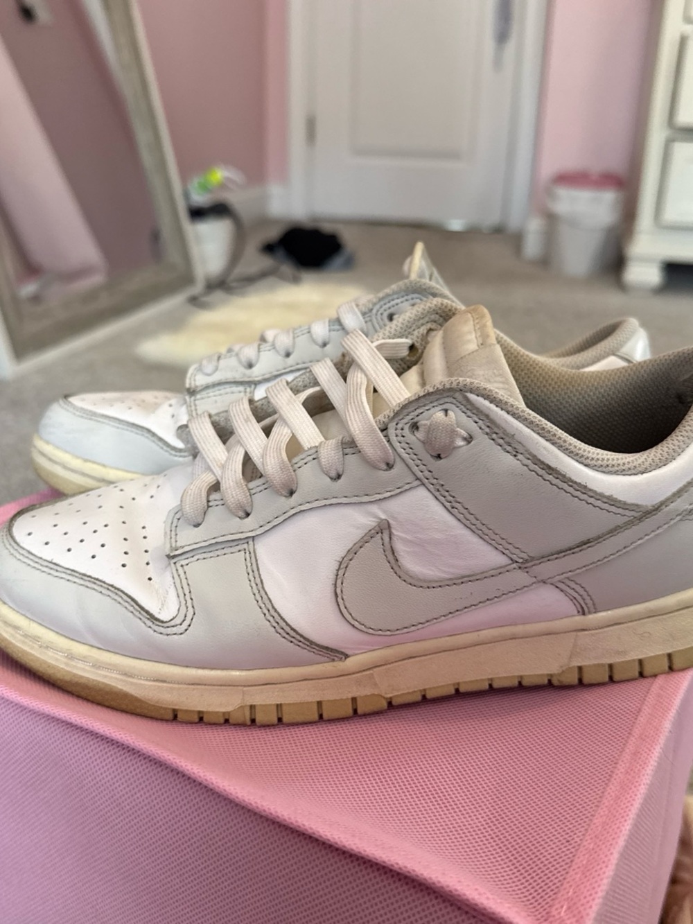 Nike White Low-Top Athletic Sneakers